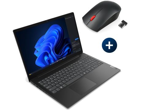 лаптоп Lenovo V15 G5 IRL и безжична мишка Lenovo ThinkPad Essential на супер цени