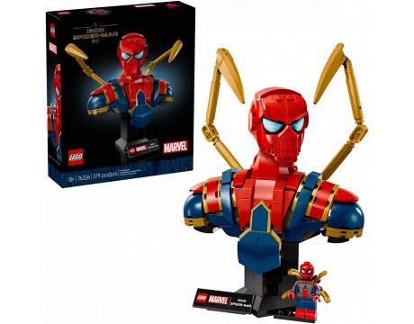 LEGO Iron Spider-Man Bust на супер цени