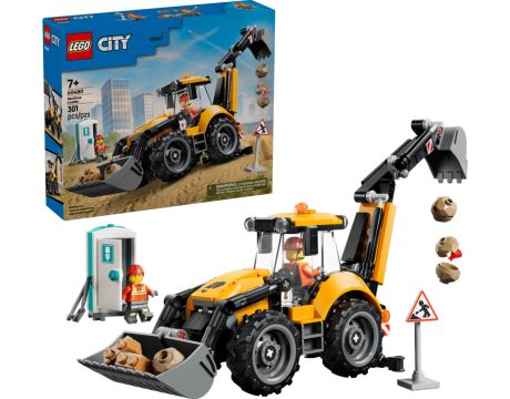 LEGO Yellow Backhoe Loader на супер цени