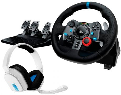 Logitech G29 Driving Force и слушалки Logitech Astro A10 на супер цени