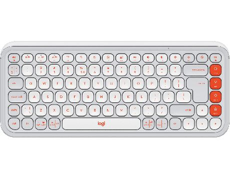 Logitech Pop Icon Keys, бял на супер цени
