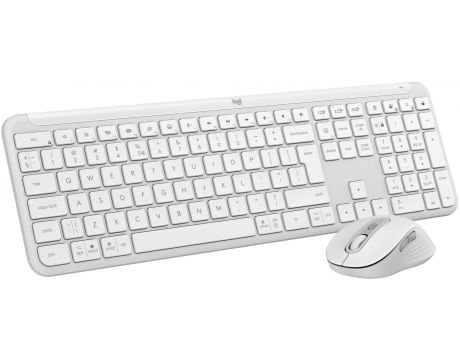 Logitech Signature Slim Combo MK950, бял на супер цени