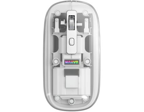 Marvo PRISM B10, прозрачен/бял на супер цени