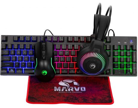 Marvo COMBO Loot 40 CM416, черен на супер цени