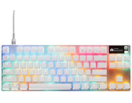 SteelSeries Apex Pro TKL Gen3, бял на супер цени