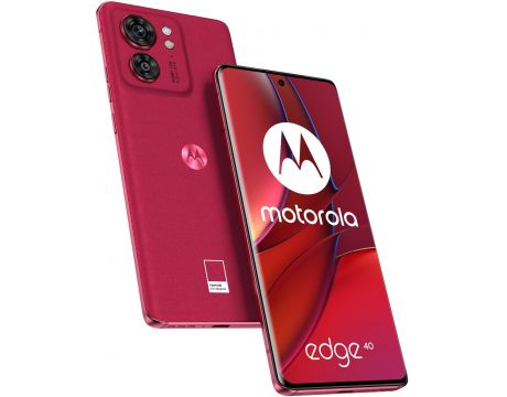 Motorola Edge 40, 8GB, 256GB, Viva Magenta - нарушена опаковка на супер цени