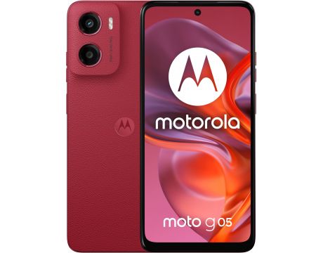 Motorola Moto G05, 8GB, 256GB, Plum Red на супер цени