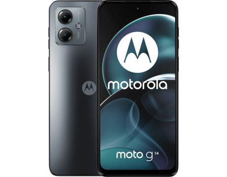 Motorola Moto G14, 8GB, 256GB, Steel Gray на супер цени