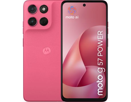 Motorola Moto G57 Power, 12GB, 256GB, PANTONE Pink Lemonade на супер цени