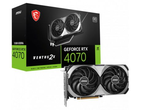 MSI GeForce RTX 4070 12GB Ventus 2X E1 OC DLSS 3 на супер цени