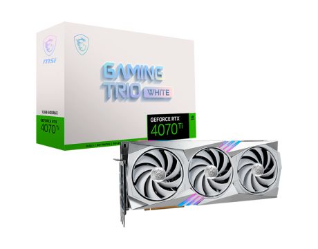 MSI GeForce RTX 4070 Ti 12GB Gaming X Trio White DLSS 3 на супер цени
