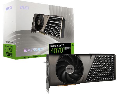 MSI GeForce RTX 4070 Ti Super 16GB Expert DLSS 3 на супер цени