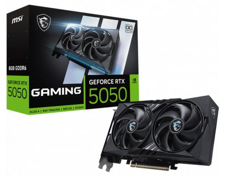 MSI GeForce RTX 5050 8GB GAMING OC DLSS 4 на супер цени