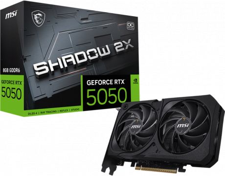 MSI GeForce RTX 5050 8GB SHADOW 2X OC DLSS 4 на супер цени