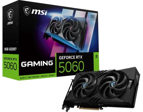 MSI GeForce RTX 5060 8GB Gaming OC V1 DLSS 4 на супер цени