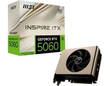 MSI GeForce RTX 5060 8GB Inspire ITX OC DLSS 4 на супер цени