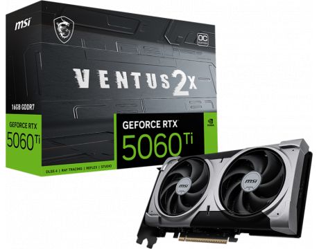 MSI GeForce RTX 5060 Ti 16GB Ventus 2X OC Plus DLSS 4 на супер цени