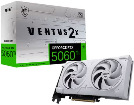 MSI GeForce RTX 5060 Ti 8GB Ventus 2X OC White Plus DLSS 4 на супер цени