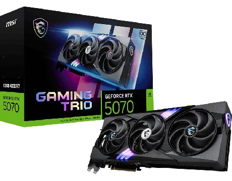 MSI GeForce RTX 5070 12GB Gaming Trio OC DLSS 4 на супер цени