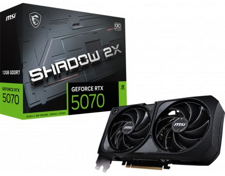 MSI GeForce RTX 5070 12GB SHADOW 2X OC DLSS 4 на супер цени