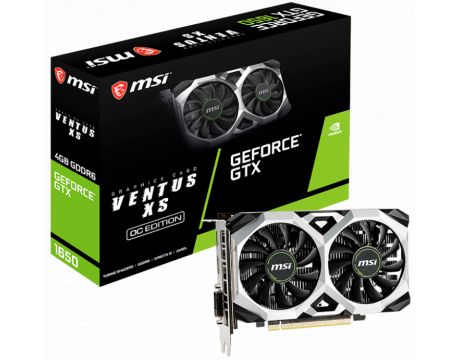 MSI GeForce GTX 1650 4GB D6 VENTUS XS OC на супер цени