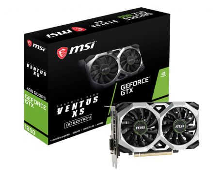 MSI GeForce GTX 1650 4GB VENTUS XS OC на супер цени