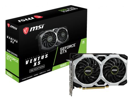 MSI GeForce GTX 1660 6GB VENTUS XS OC на супер цени