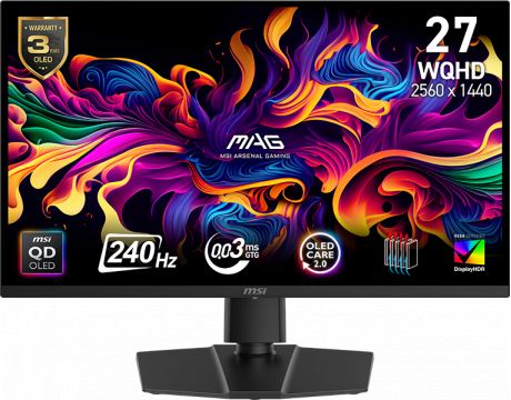 26.5'' MSI MAG 271QP QD-OLED X24 на супер цени