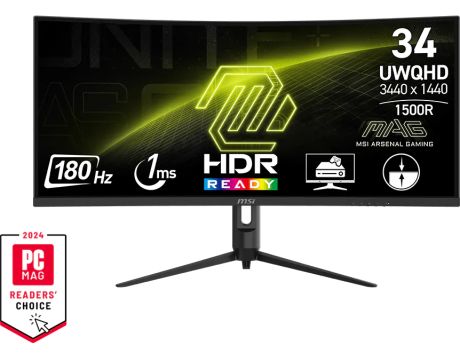 34" MSI MAG 342CQR E2 на супер цени