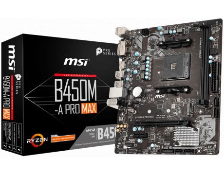 MSI B450M-A PRO MAX - разопакован продукт на супер цени