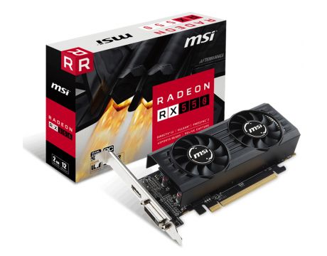 MSI Radeon RX 550 2GB OC Low Profile на супер цени