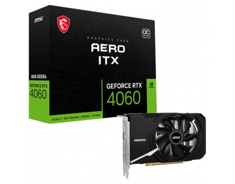 MSI GeForce  RTX 4060 8GB AERO ITX OC DLSS 3 на супер цени