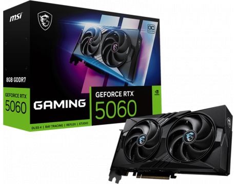 MSI GeForce RTX 5060 8GB Gaming OC DLSS 4 на супер цени