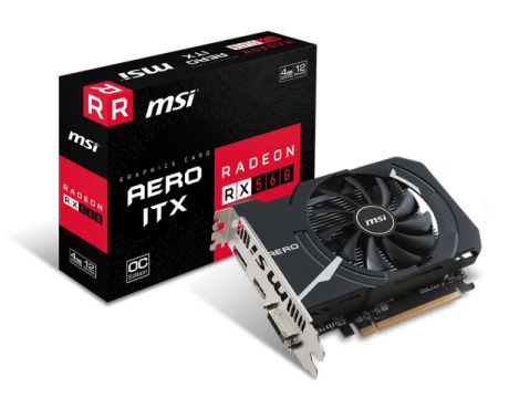 MSI Radeon RX 560 4GB Aero ITX OC на супер цени