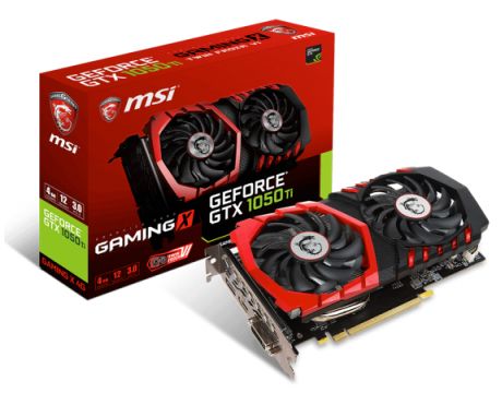 MSI GeForce GTX 1050 Ti 4GB GAMING X на супер цени