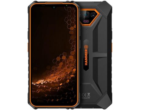 myPhone Hammer Iron V, 6GB, 64GB, Black/Orange на супер цени