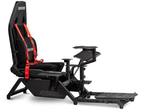 Next Level Racing Flight Simulator, черен на супер цени