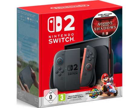 Nintendo Switch 2 Mario Kart World Bundle и Assassin's Creed Shadows на супер цени