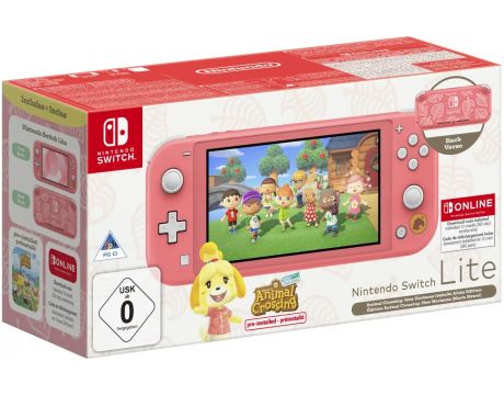 Nintendo Switch Lite Animal Crossing: New Horizons Isabelle Aloha Edition на супер цени