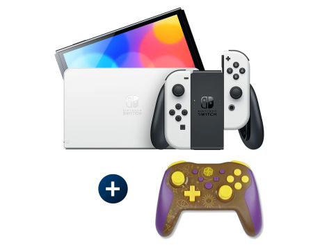 Nintendo Switch OLED и безжичен геймпад Steelplay Adventure Magic на супер цени
