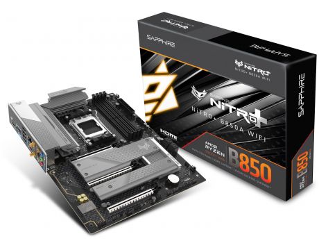 SAPPHIRE NITRO+ B850A WIFI 7 на супер цени