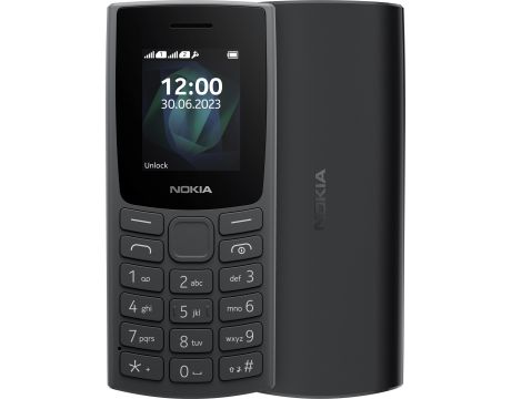 Nokia 105 2023, 4MB, 4MB, Charcoal на супер цени