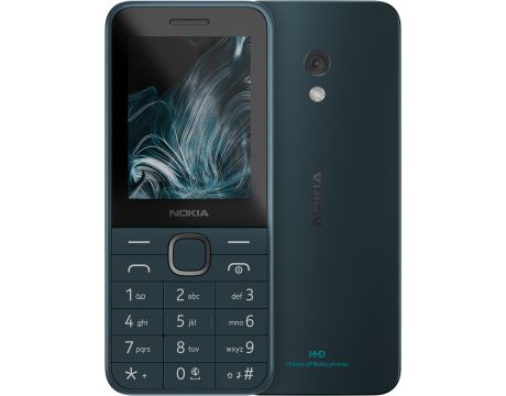 Nokia 225 4G 2025, 64MB, 128MB, Dark Blue на супер цени