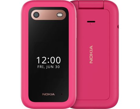 Nokia 2660 Flip, 45MB, 128MB, Pop Pink на супер цени