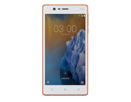 Nokia 3, бял/оранжев на супер цени