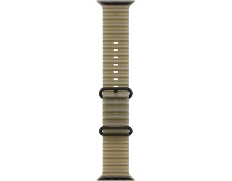 Ocean Band за Apple Watch 49 мм, Translucent Kelp/Black Titanium Finish на супер цени