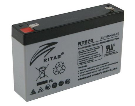 Ritar RT670 6V 7.2Ah на супер цени