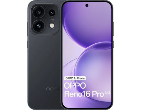 OPPO Reno16 Pro 5G, 12GB, 512GB, Starlight Black на супер цени