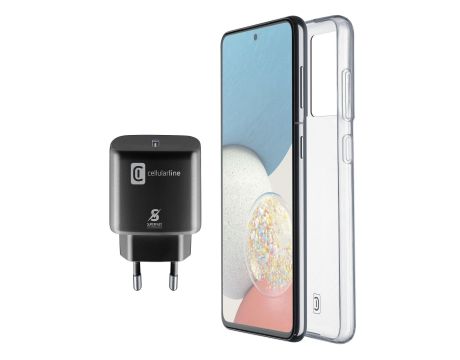 Cellular Line за Samsung Galaxy A53 20W, черен на супер цени