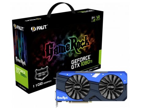 Palit GeForce GTX 1080 Ti 11GB GameRock Premium Edition на супер цени